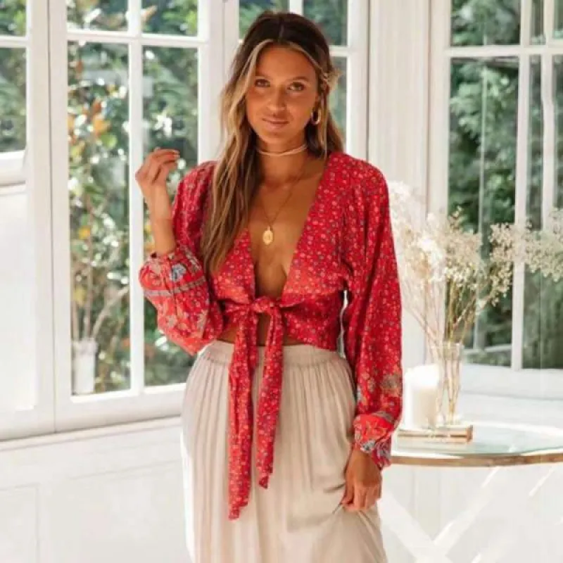 Hippie Mexican Blouse sold by Boho Mood