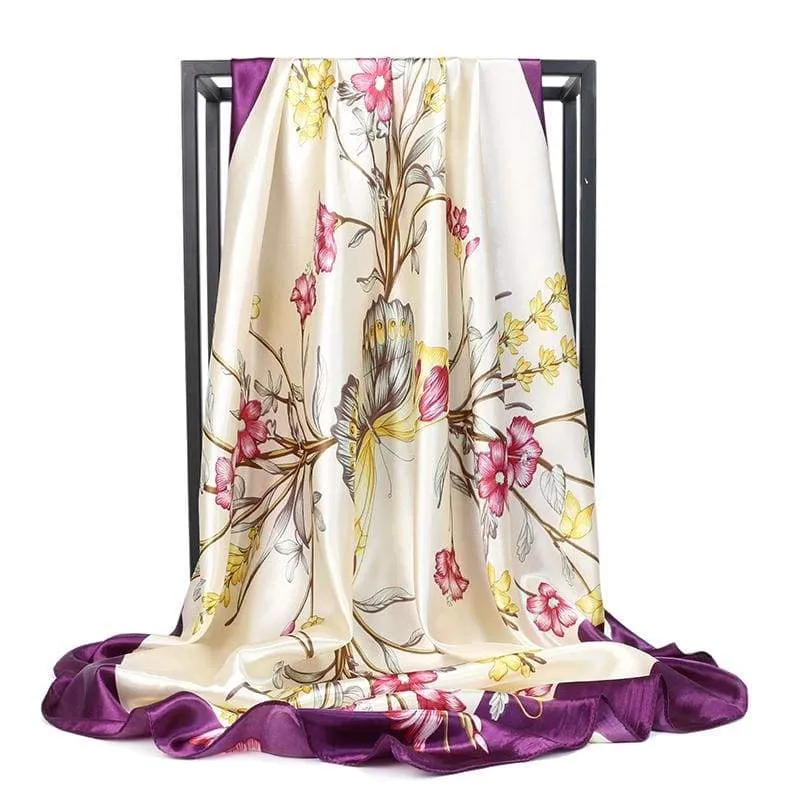 Add a Pop of Color to Your Outfit with Our Boho Retro Purple Scarf sold by Boho Mood