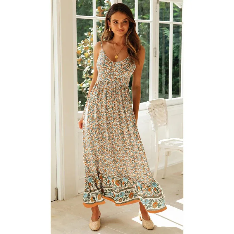 Beach Boho Maxi Dress sold by Boho Mood