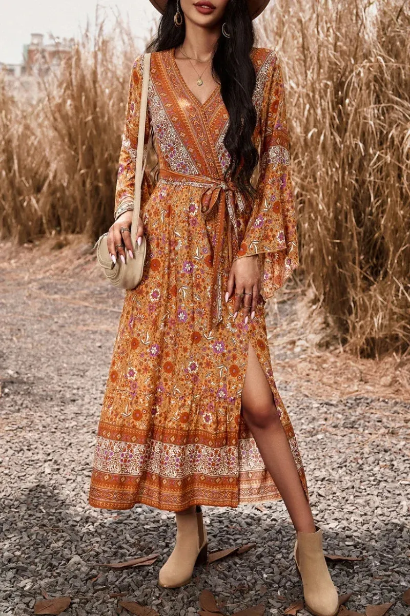 Long Sleeve Boho Maxi Dress sold by Boho Mood
