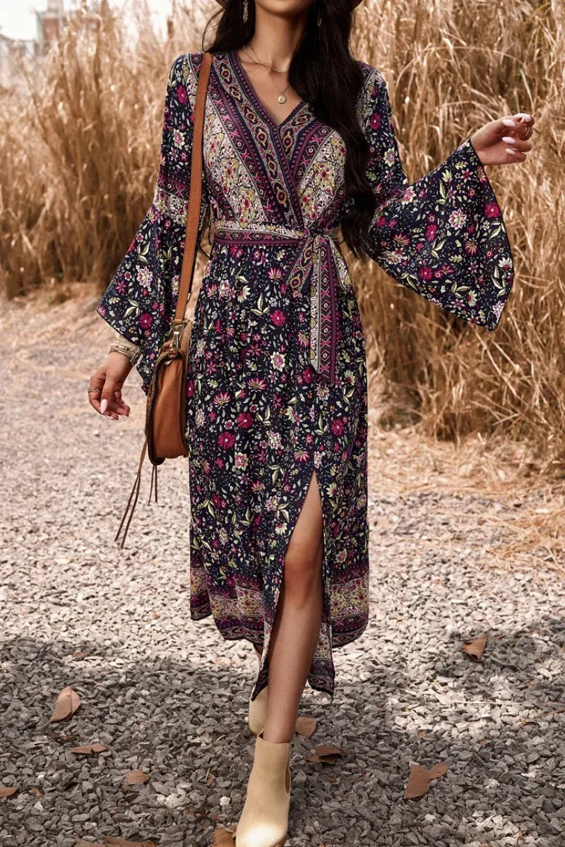 Long Sleeve Boho Maxi Dress sold by Boho Mood product image thumbnail 2