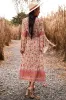 Long Sleeve Boho Maxi Dress sold by Boho Mood
