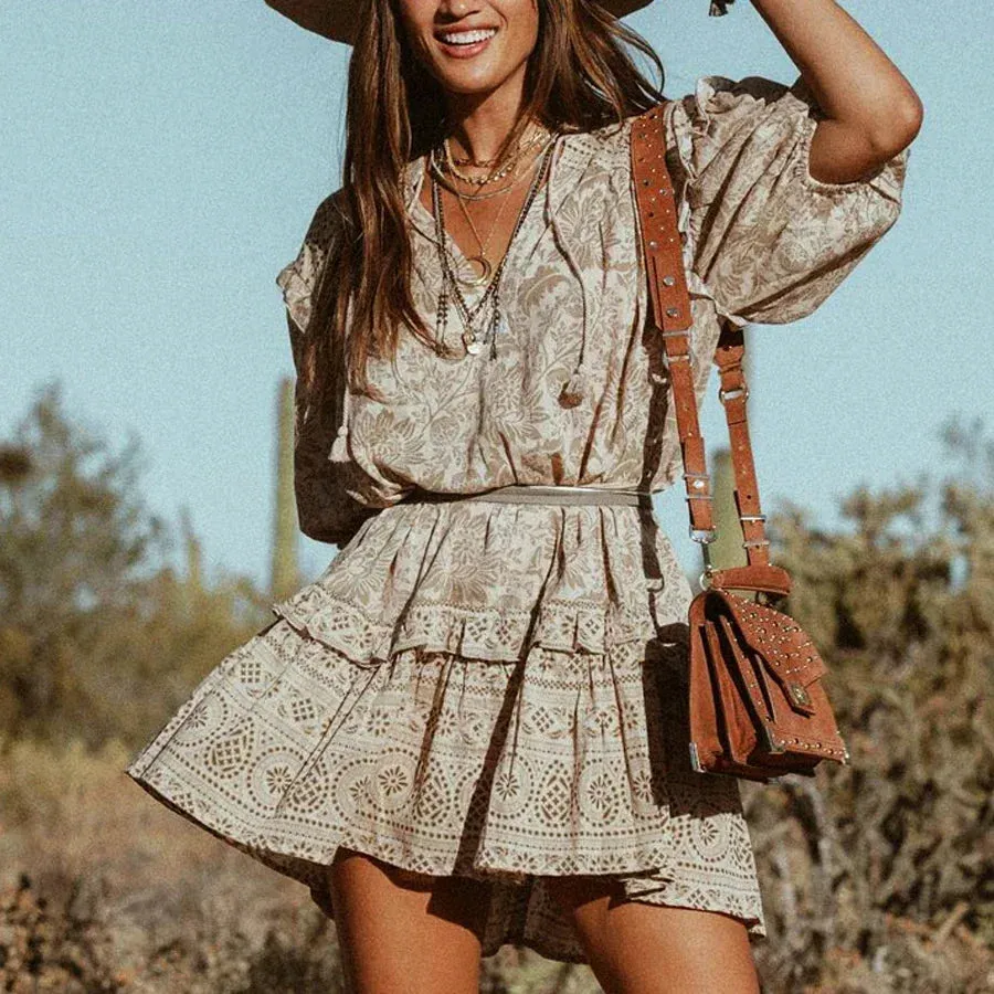 Bohemian Romantic Dress sold by Boho Mood product image thumbnail 3