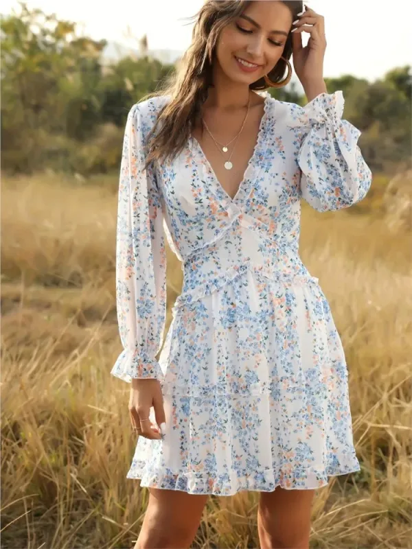 Boho Mini dress ¾ sleeve sold by Boho Mood