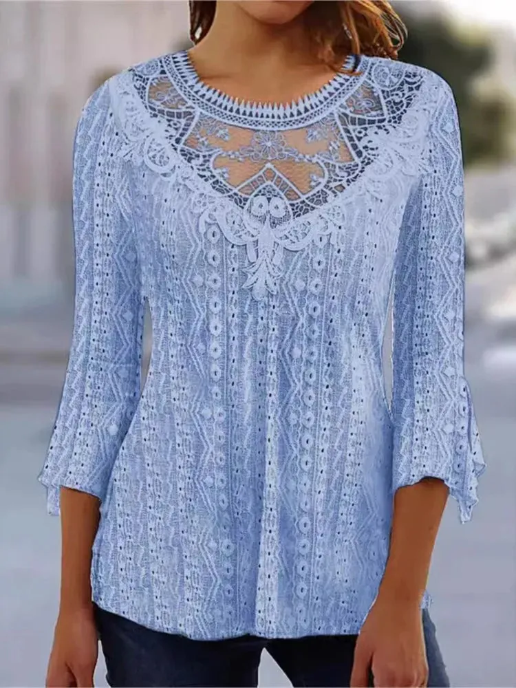 Boho Flouncy Top Lace sold by Boho Mood product image thumbnail 4
