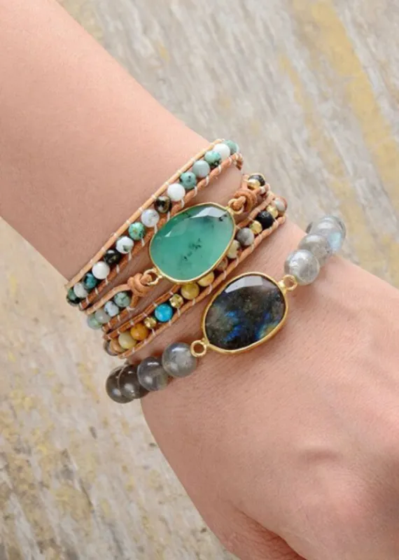 Stretchy Bead Boho Bracelets sold by Boho Mood
