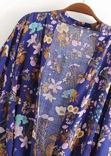 Perfect Purple Boho Summer Kimono sold by Boho Mood product image thumbnail 3