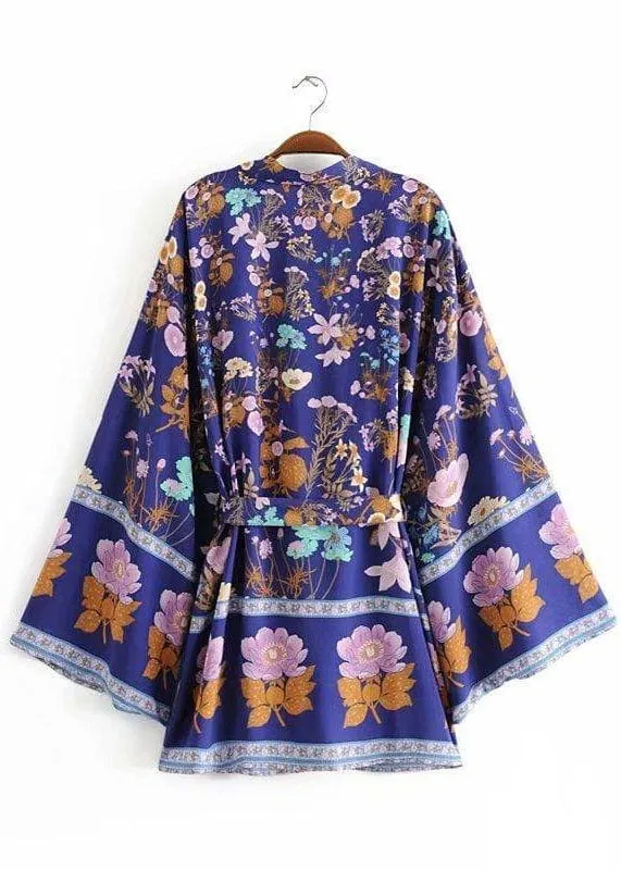 Perfect Purple Boho Summer Kimono sold by Boho Mood product image thumbnail 2