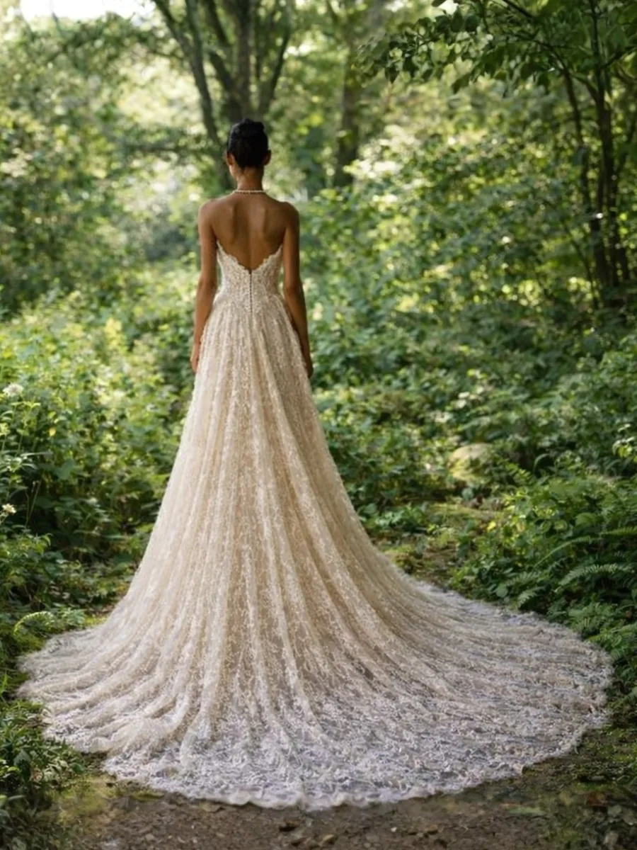 Royal Boho Wedding Dress sold by Boho Mood product image thumbnail 2