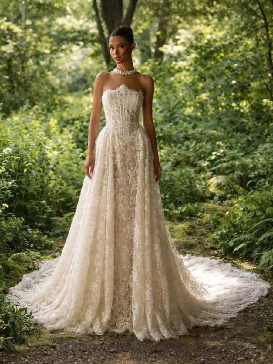 Royal Boho Wedding Dress sold by Boho Mood