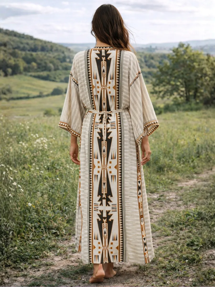 Bohemian Geometric Kimono sold by Boho Mood product image thumbnail 2