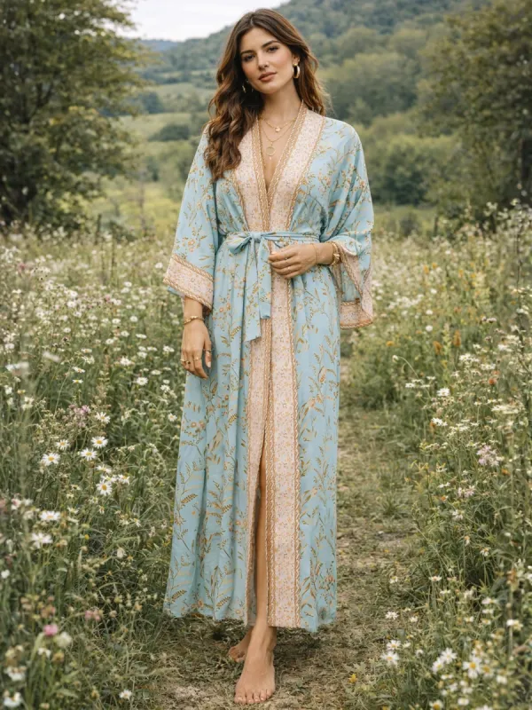 Woman Boho Beach Kimono made by Boho Mood