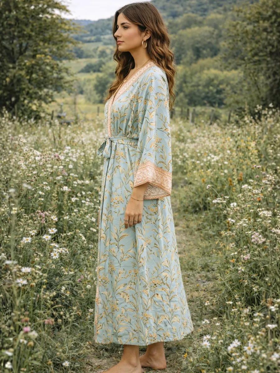 Woman Boho Beach Kimono sold by Boho Mood product image thumbnail 2