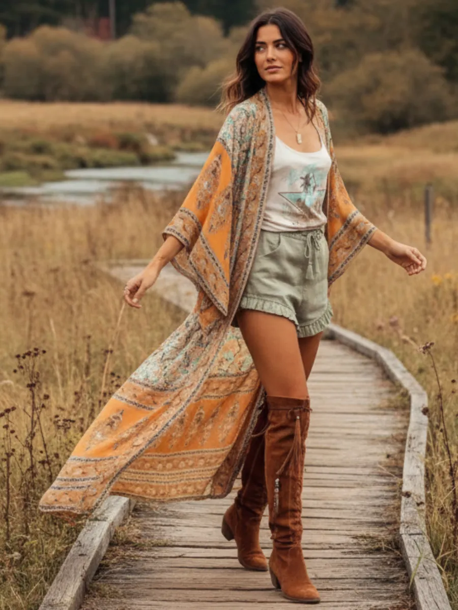 Bohemian Summer Kimono sold by Boho Mood product image thumbnail 2