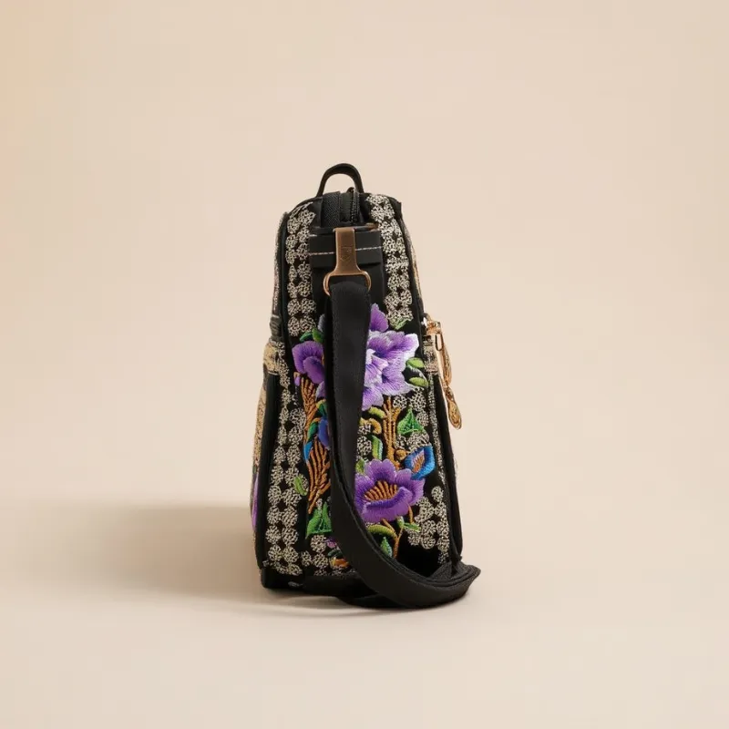 Embroidered Boho Shoulder Bag sold by Boho Mood product image thumbnail 2