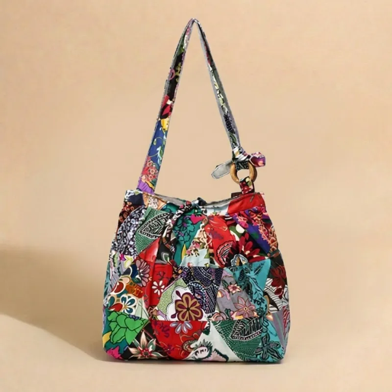 Boho patchwork Tote bag made by Boho Mood
