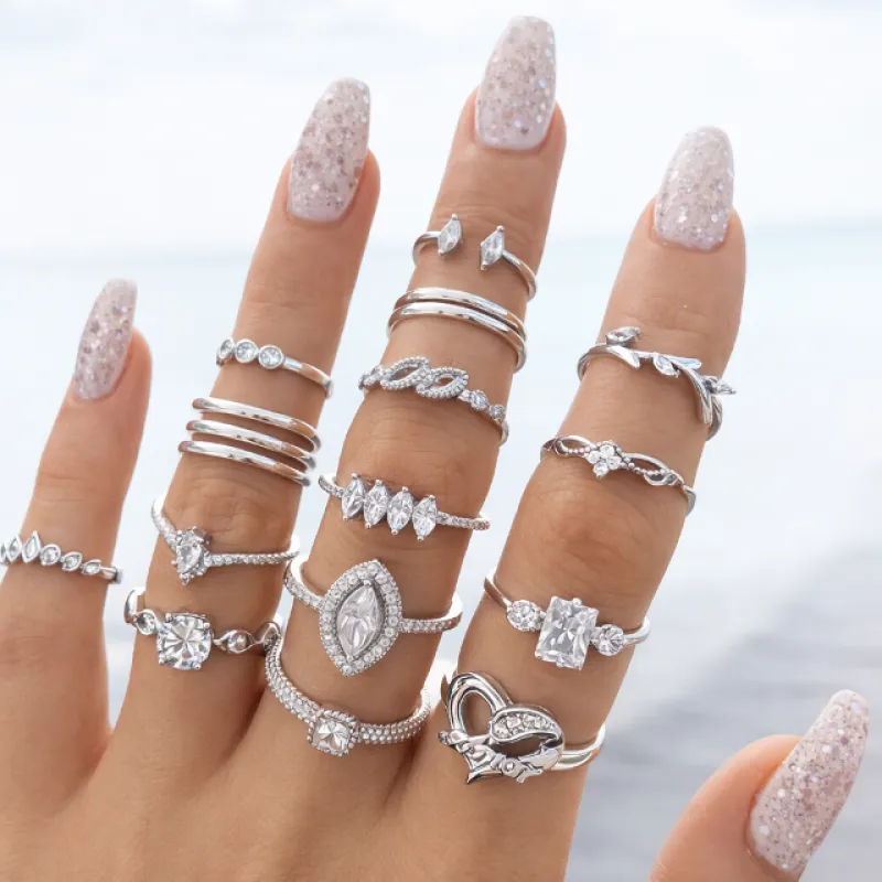 Boho Midi Ring Set made by Boho Mood