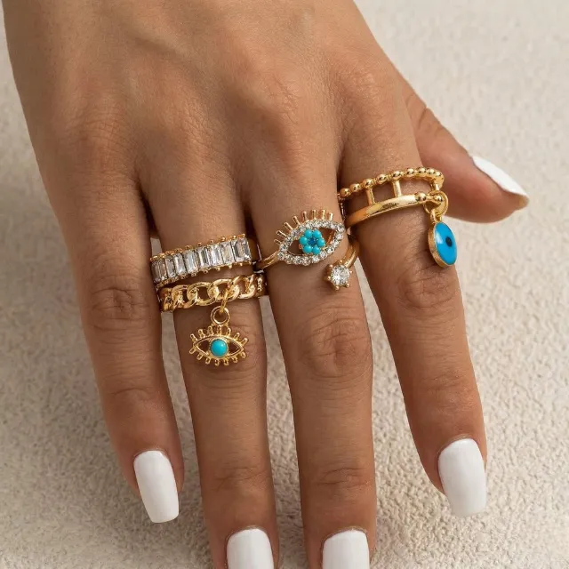 Boho Midi Ring Set sold by Boho Mood product image thumbnail 5