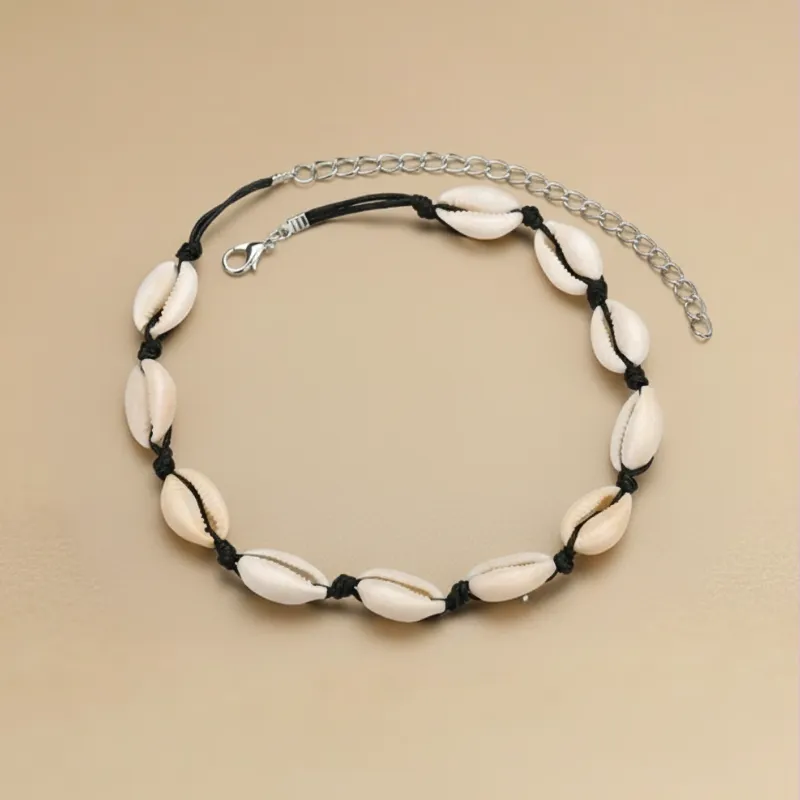 Bohemian Shell Choker Necklace sold by Boho Mood product image thumbnail 2