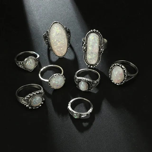 Vintage Boho Ring Set sold by Boho Mood product image thumbnail 5