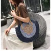 Boho Straw Round Beach Tote Bag sold by Boho Mood