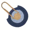 Boho Straw Round Beach Tote Bag sold by Boho Mood