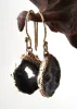 Boho Vintage Earrings Black Stone sold by Boho Mood