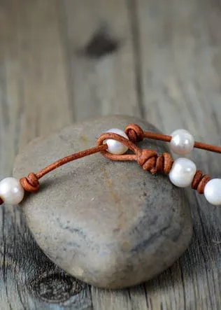 Boho Chokers Pearl Necklace sold by Boho Mood product image thumbnail 5
