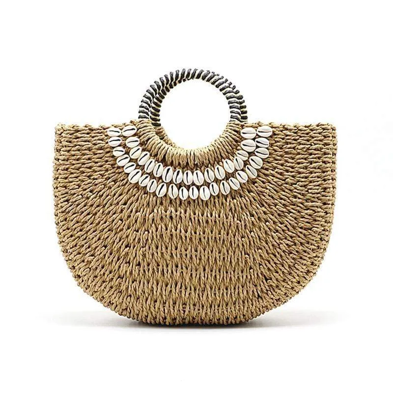 Wicker Boho Handbag sold by Boho Mood