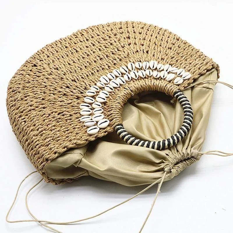 Wicker Boho Handbag sold by Boho Mood product image thumbnail 2