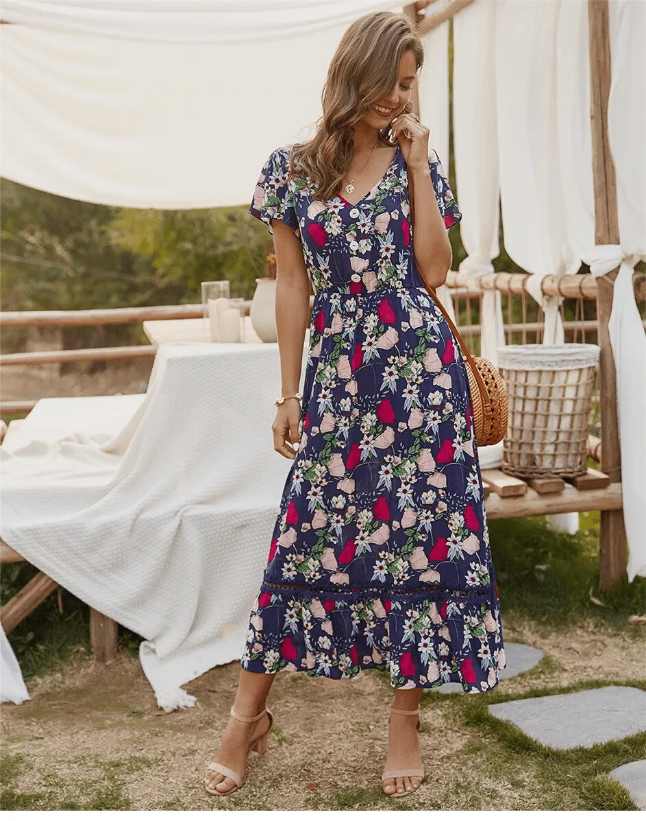 Summer Boho Maxi Dress sold by Boho Mood product image thumbnail 3