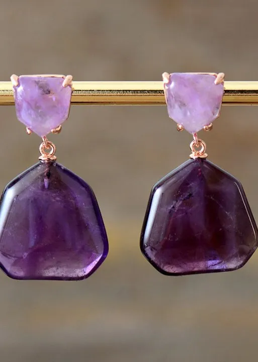 Boho Earrings - Natural Stone sold by Boho Mood product image thumbnail 2