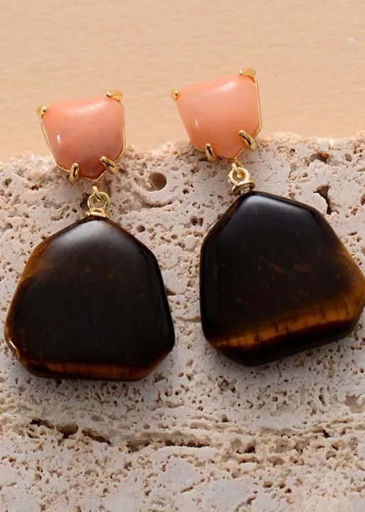 Boho Earrings - Natural Stone sold by Boho Mood product image thumbnail 5