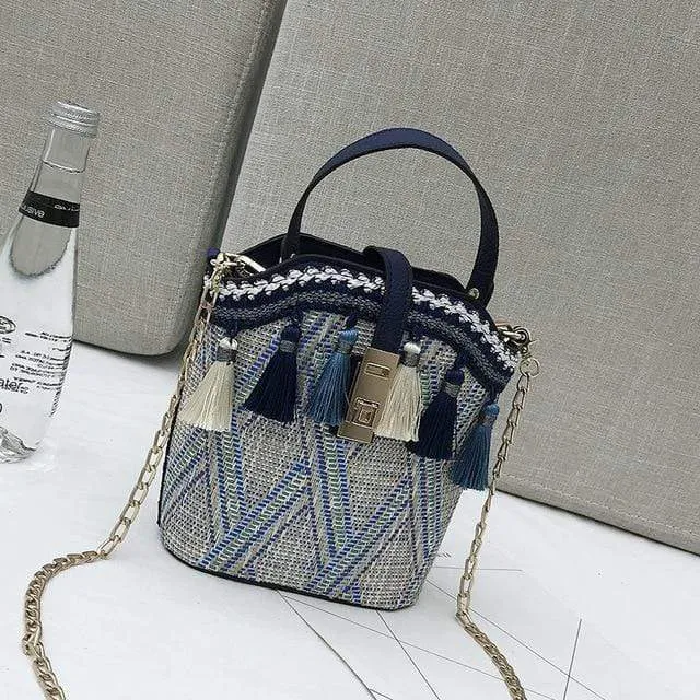 2in1 Boho Pompom Shoulder Bag sold by Boho Mood product image thumbnail 3