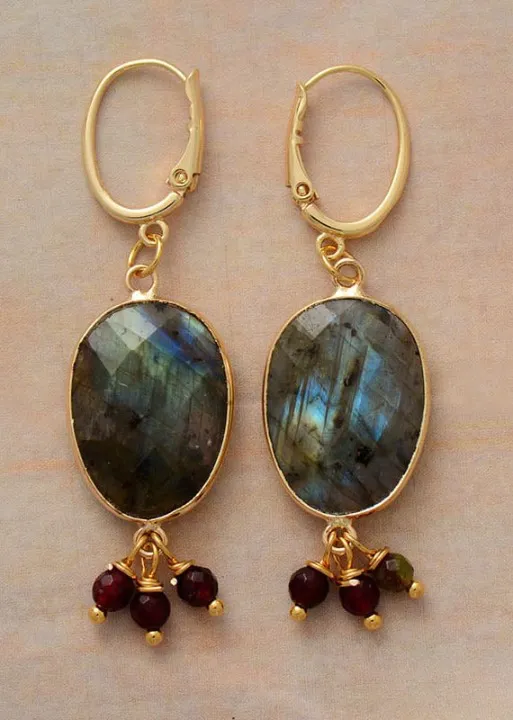 Black Beaded Boho Earrings sold by Boho Mood product image thumbnail 3