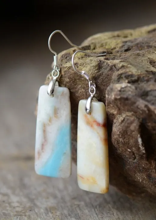 Woman Boho Drop Earrings sold by Boho Mood product image thumbnail 4