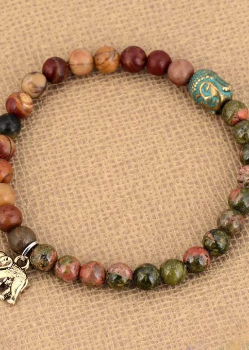 Elastic Beaded Bracelets sold by Boho Mood product image thumbnail 2