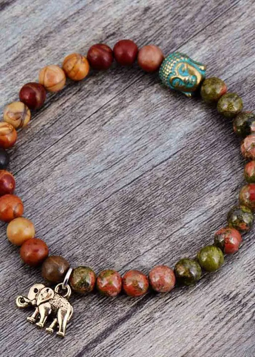 Elastic Beaded Bracelets sold by Boho Mood