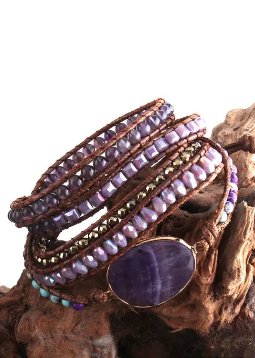 Natural Stone Boho Bracelet sold by Boho Mood product image thumbnail 2