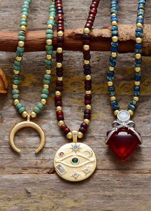 Long Boho Necklace sold by Boho Mood product image thumbnail 3