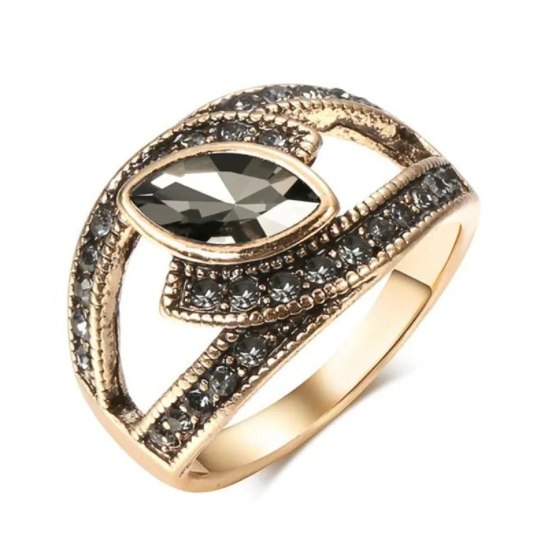 Boho Ethnic Crystal Ring sold by Boho Mood