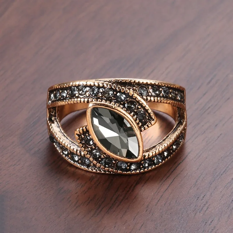 Boho Ethnic Crystal Ring sold by Boho Mood product image thumbnail 2