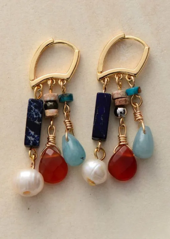 Elegant Boho Dangle Beaded Earrings sold by Boho Mood