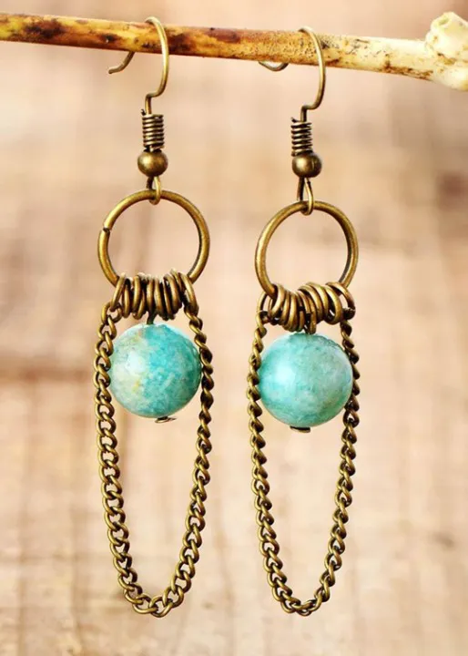 Chain Vintage Boho Earrings sold by Boho Mood product image thumbnail 5