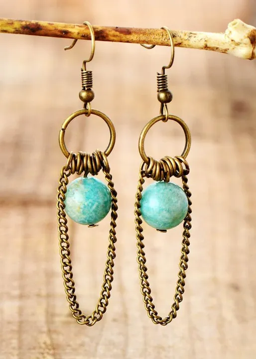Chain Vintage Boho Earrings sold by Boho Mood product image thumbnail 3