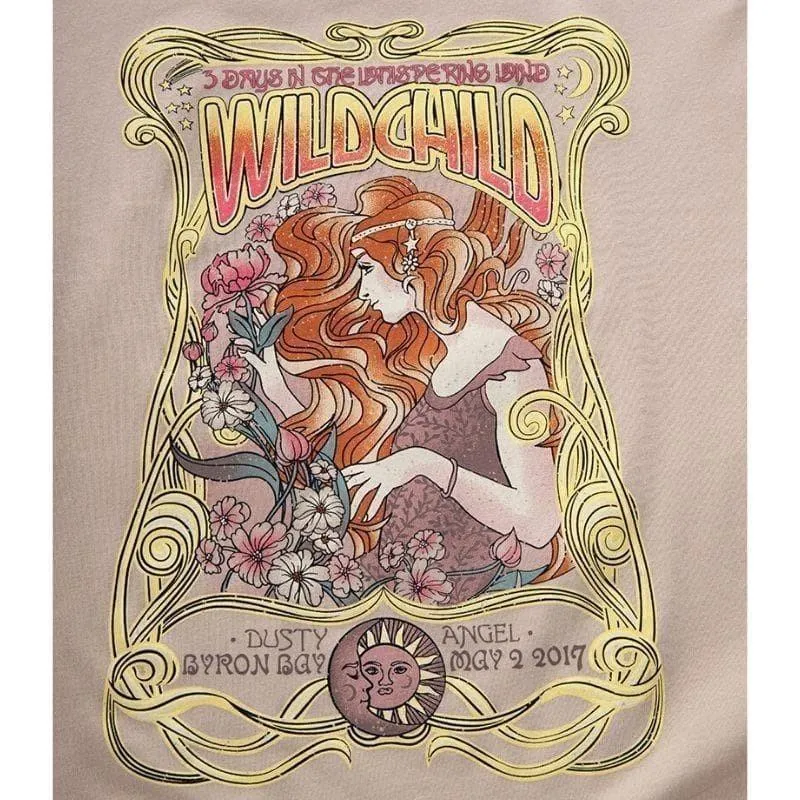 Boho Vintage Floral 70s T-shirt sold by Boho Mood product image thumbnail 4