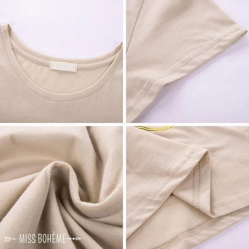 Boho Vintage Floral 70s T-shirt sold by Boho Mood product image thumbnail 5