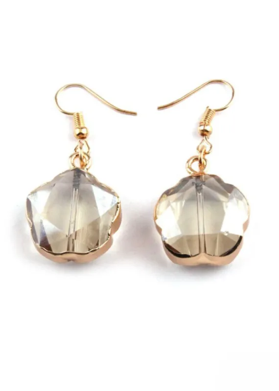 Boho Crystal Dangle Earrings sold by Boho Mood