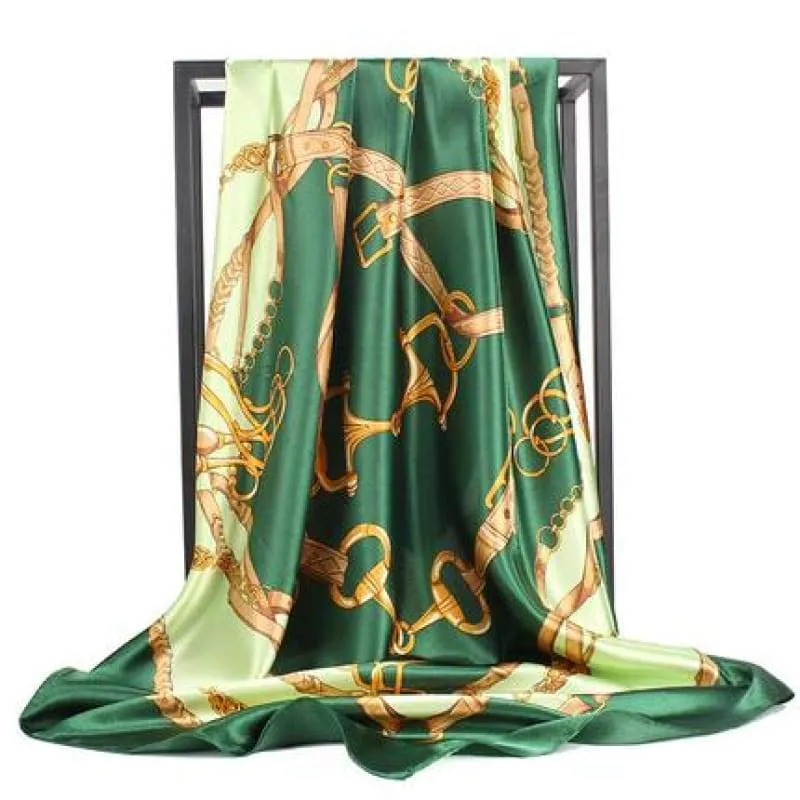 Vintage Retro Boho Scarf with golden chains pattern sold by Boho Mood product image thumbnail 2