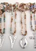 Boho Beads Necklace Crystal Pendant sold by Boho Mood
